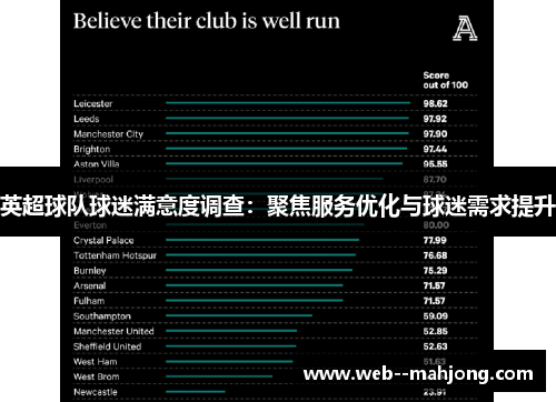 英超球队球迷满意度调查：聚焦服务优化与球迷需求提升